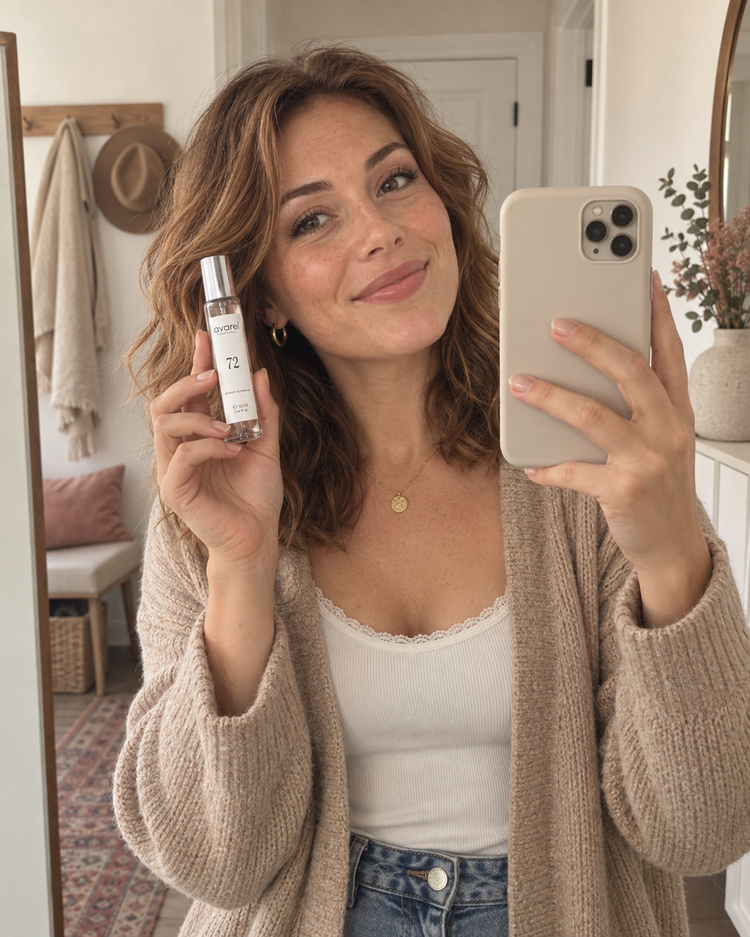 Kundenfoto mit Avarel-Parfum
