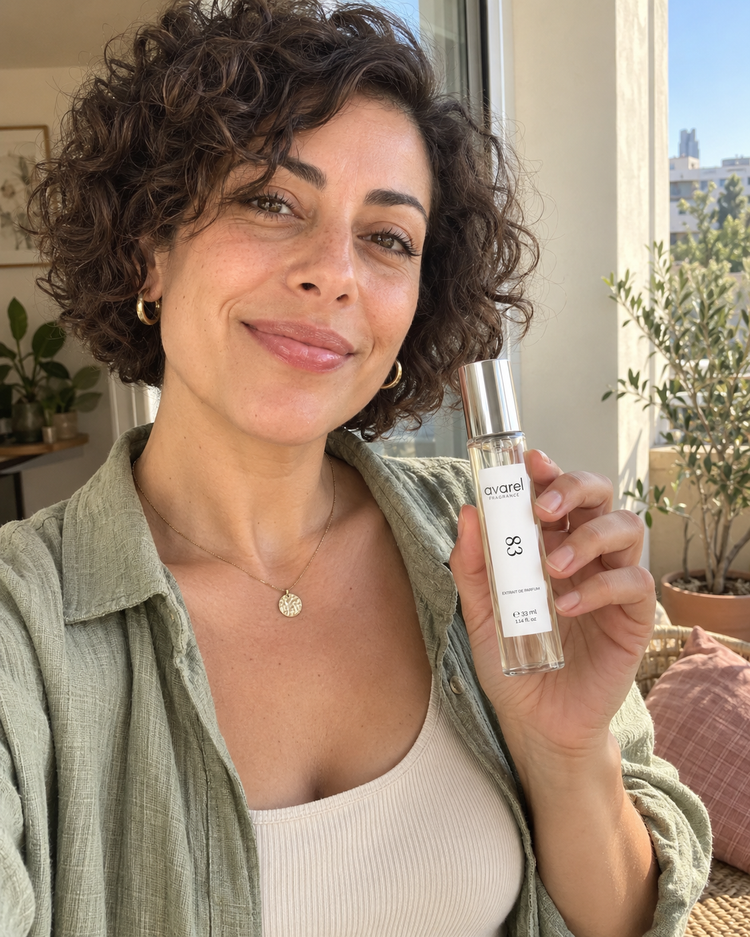 Kundenfoto mit Avarel-Parfum
